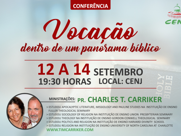 Vocação com Charles Carriker 
